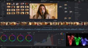 Blackmagic DaVinci resolve studio editing suite for video editing and colour grading