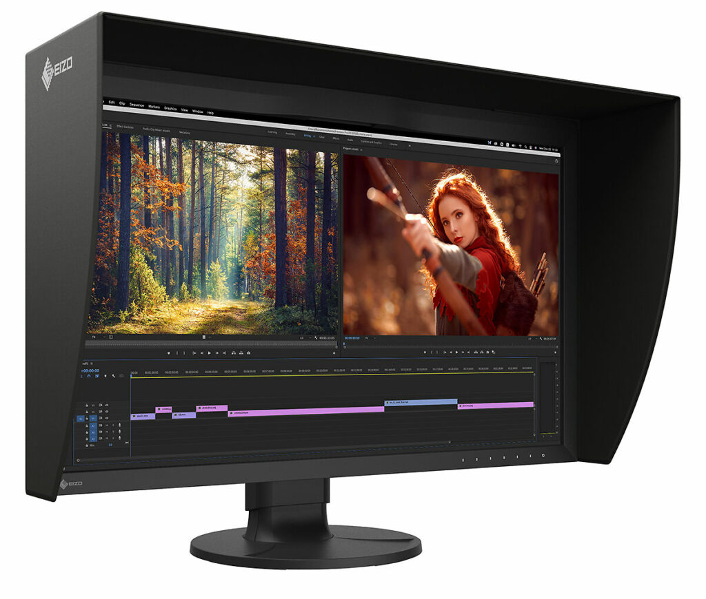 Eizo colour, color correction and grading monitor.